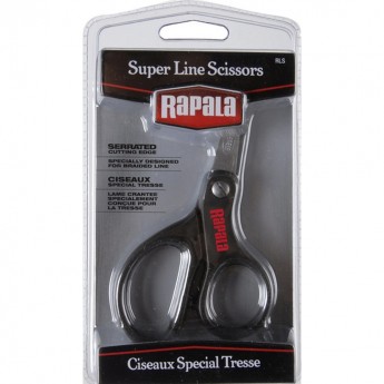 Ножницы рыболовные RAPALA Super Line Scissors (блистер) RLS