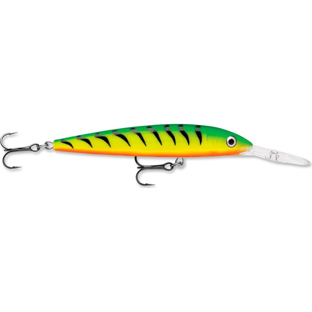 Тройные крючки и заводные кольца на воблере Rapala Downdeep Husky Jerk
