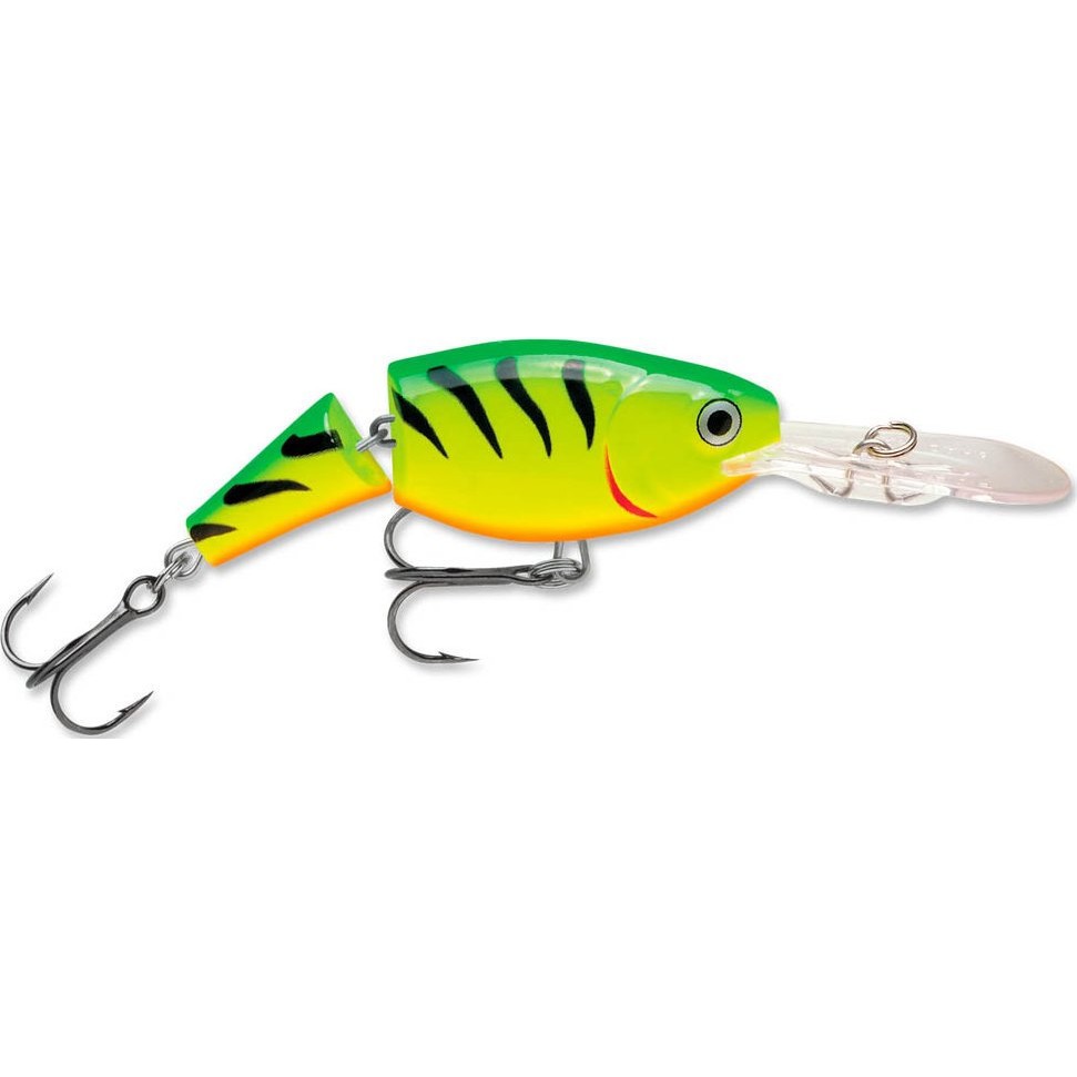 Коробка воблера Rapala Jointed Shad Rap с кодом расцветки FT на торце