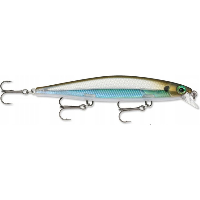Воблер Rapala Shadow Rap в проводке демонстрирует горизонтальное положение