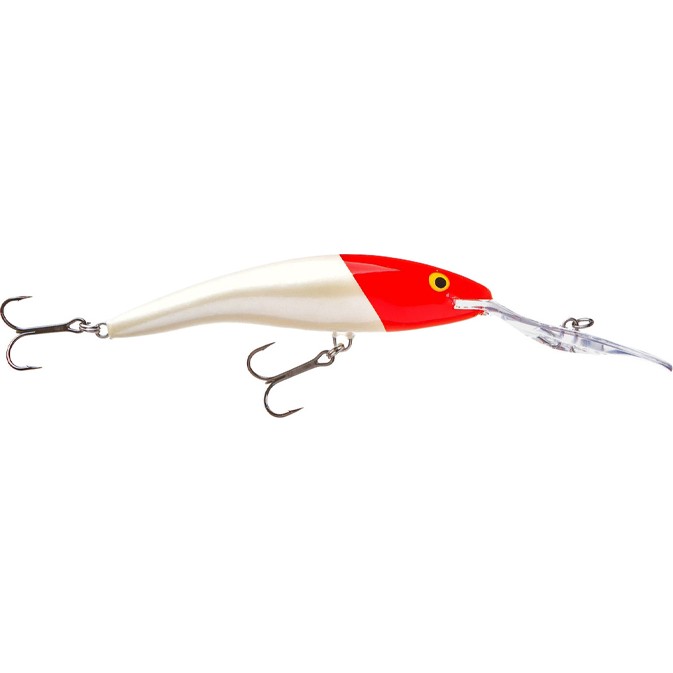 Крупный план головы воблера Rapala Tail Dancer Deep с симметричными глазами